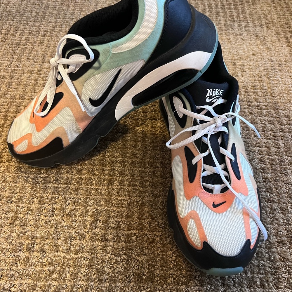 Nike Air Max with Orange and Blue Accents